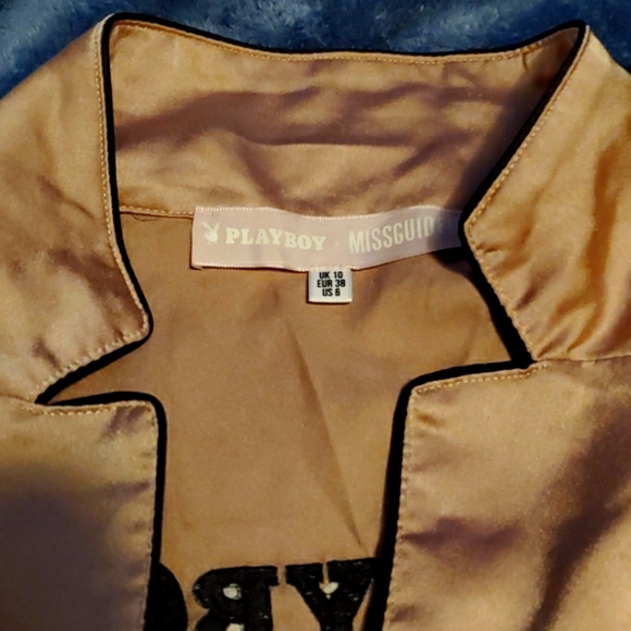 Playboy Silk Pajamas - Picture 3 of 3